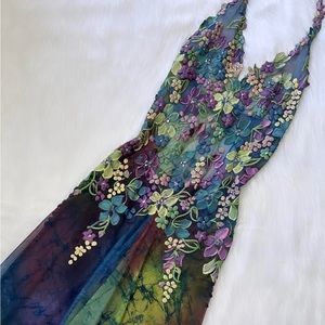 Ema Savahl hand painted gown.